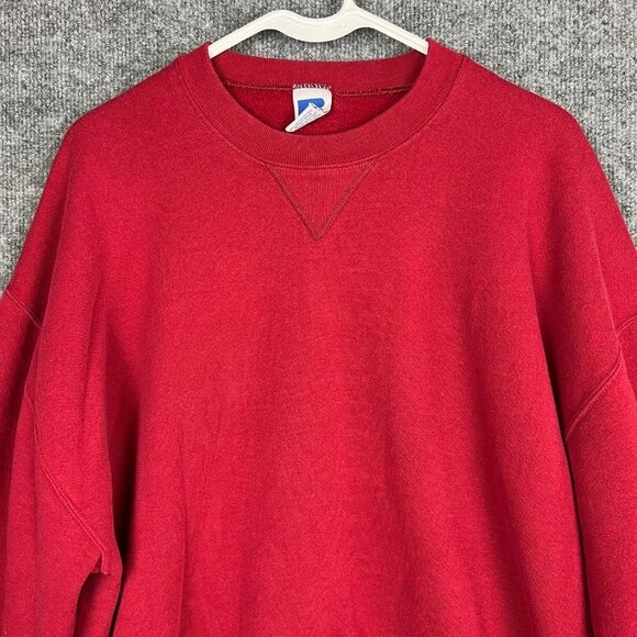 Vinatage Russell Athletic Crewneck Sweatshirt Blank Size XL Made In Mexico - Picture 2 of 8